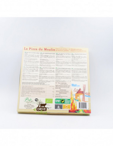 Pizza bûche de chèvre BIO 360G