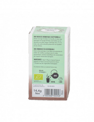 Tisane Thym des garrigues BIO 20x1G