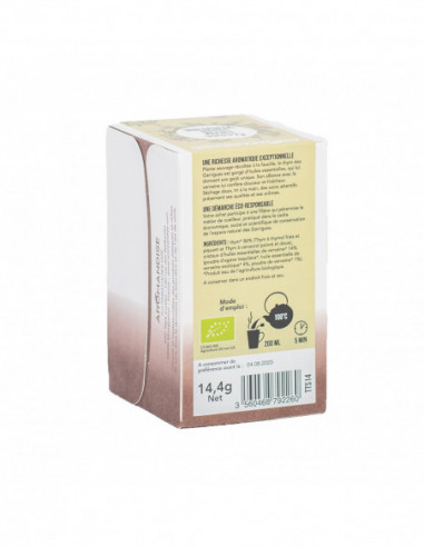 Tisane Thym Sauvage Verveine BIO 18...