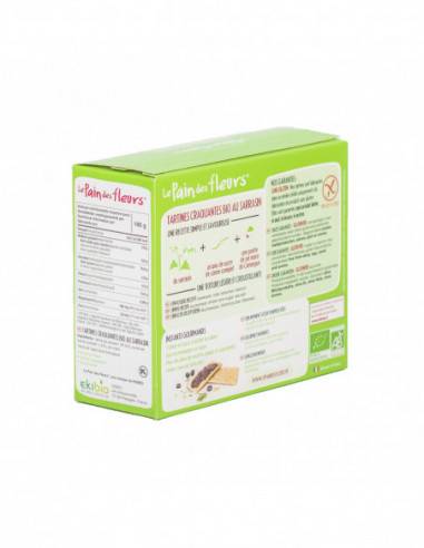 Pain des fleurs au sarrasin BIO 150G
