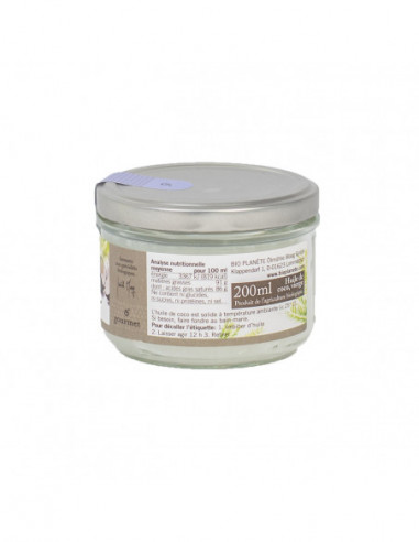 Huile de coco vierge BIO 200ML