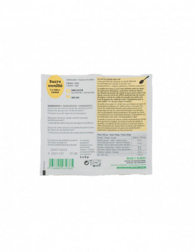 Sucre Vanille BIO 2x8G