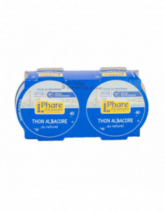 Thon albacore au naturel 2x56G