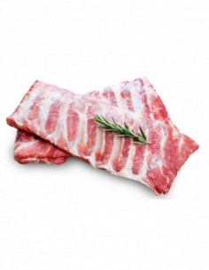 Travers de porc avec os...