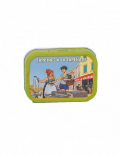 Sardines à la tapenade 115g