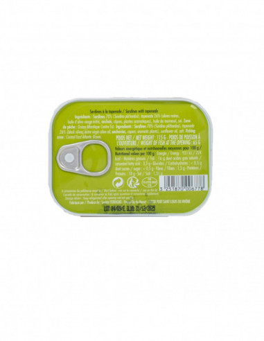 Sardines à la tapenade 115g