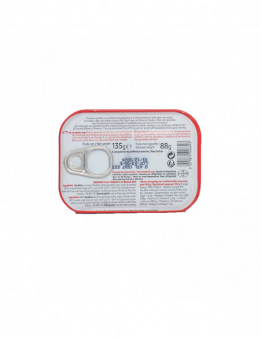 Sardines BIO Tomate Basilic 135g