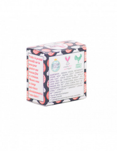 Nettoyant solide visage peau mixte à...