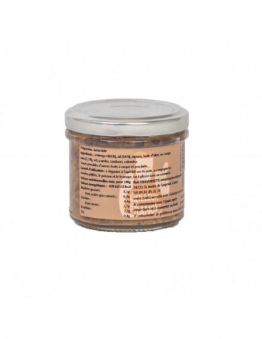 Tartine aubergine ail & noix 110G