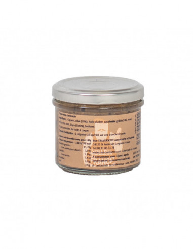 Tartine Olive cacahuete & Thym 110G