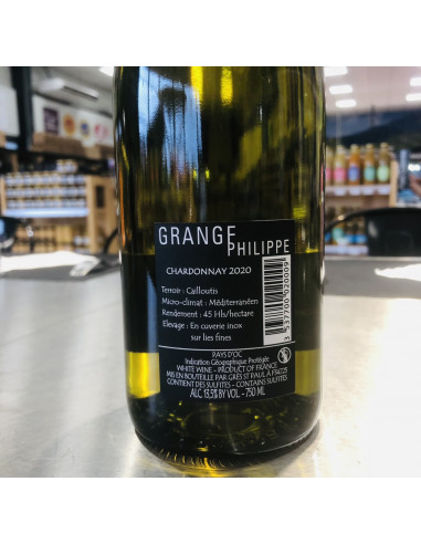 Vin blanc Chardonnay La Grange Philippe