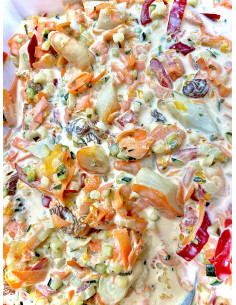 Salade de gambas à la...