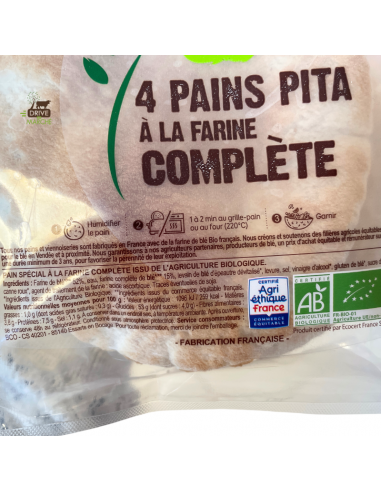 Pains pita x4 320g
