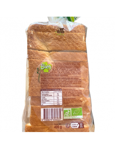 Brioche tranchée 400g