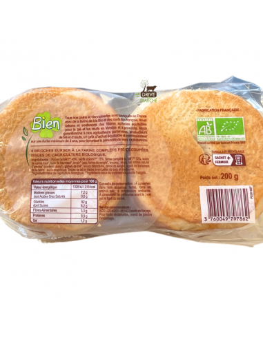 Pains à burger x4 200g