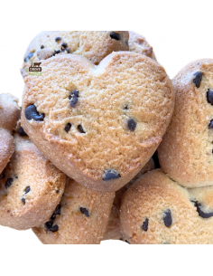 Biscuits cœurs pépites de...