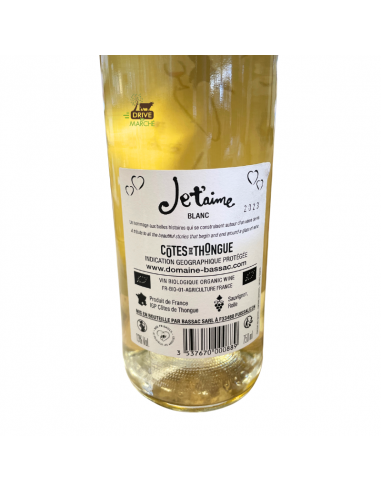 Vin blanc "Je t'aime" 75cL