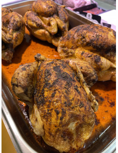 Poulet rôti fermier et...