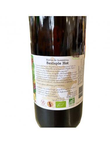 Bière "Sextuple hot" bio 75cL