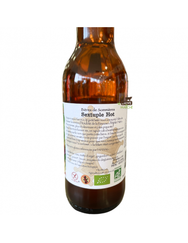 Bière "Sextuple hot" bio 33cL