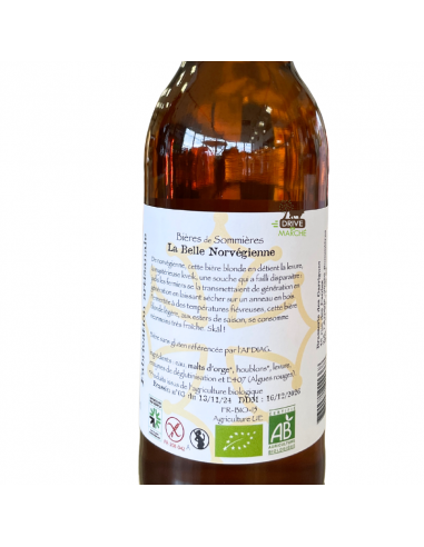 Bière blonde bio "Belle Norvégienne"...
